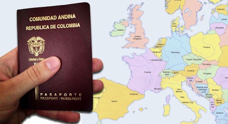 Visados para Colombia y Peru
