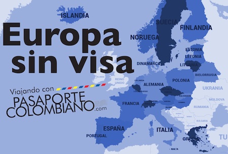 Paises a donde puede viajar sin visa Schengen