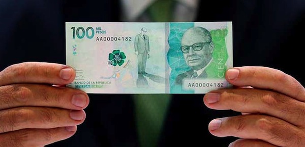 Como reconocer el nuevo billete de 100 mil pesos